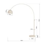 Подна ламба Lounge Small Deal Eco Greege 175cm (8)