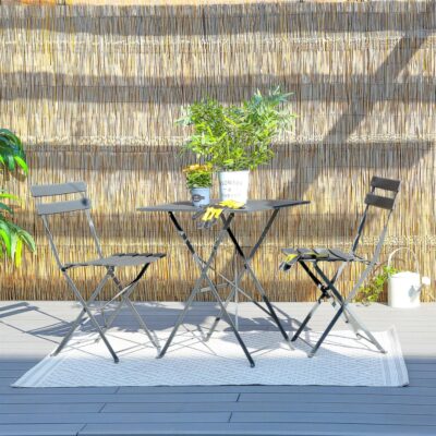 Folding Chair Bistro Anthracite (3)