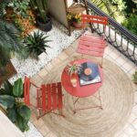 Folding Chair Bistro Terracotta (5)