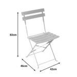Folding Chair Bistro Terracotta (8)