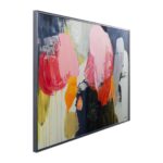 Framed Picture Abstract High Gloss Pink 160x120cm (3)