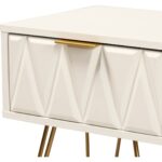 Nightstand Isla White Gold (11)