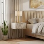 Nightstand Isla White Gold (2)