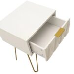Nightstand Isla White Gold (9)