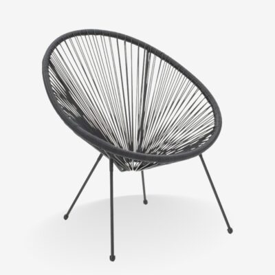 Outdoor Armchair Acapulco Black
