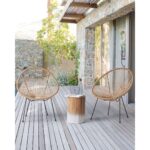 Outdoor Armchair Acapulco Black Natural (3)
