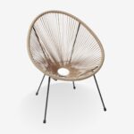 Outdoor Armchair Acapulco Black Natural (7)