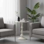 Side Table Anesor Cream Ø40cm (2)