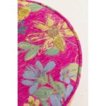 Tabure Çiçek Ateşi Pembe Ø39cm (4)
