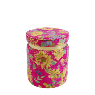 Stool Flower Fever Pink Ø39cm B