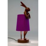 Table Lamp Animal Rabbit Red Purple 50cm (5)