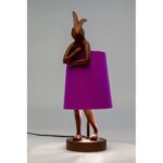 Table Lamp Animal Rabbit Red Purple 50cm (6)