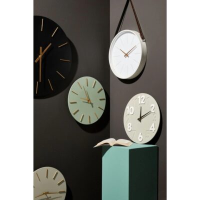 Wall Clock Timeline Black Ø40cm (2)