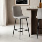 Bar Stool Grato Grey Black (2)