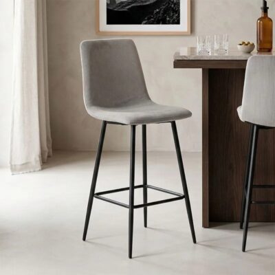 Bar Stool Grato Grey Black (2)