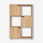 Bookcase Bookel Oak 59.5x89cm (3)