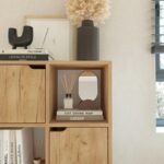 Bookcase Bookel Oak 59.5x89cm (4)