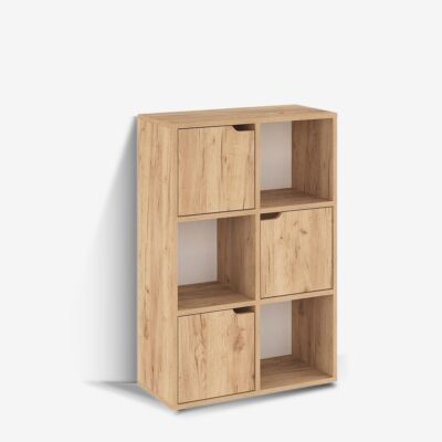 Bookcase Bookel Oak 59.5x89cm1