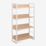 Bookcase Dorfie Natural White 70x124.5cm (4)