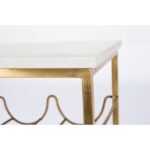 Bottle Holder Table Marmol Gold 39x29x65cm (5)