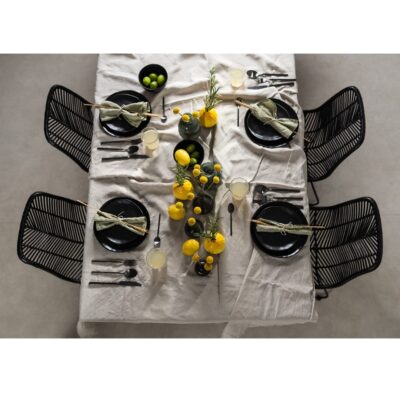 Cereal Bowl Organic Black Ø15cm (2)