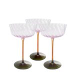 Gotë Shampanje me Rrotullim Vjollcë 18cm (3)