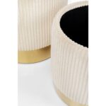 Chest stool Cherry Storage Cord Creme (2 Set) (10)