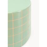 Coffee Table Bliss Tile Green Ø42cm (9)
