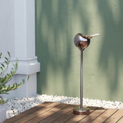 Floor Ashtray Spheric Chrome (2)