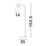 Floor Lamp Paz 153.5cm (7)