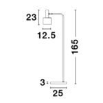 Yer Lambası Paz Altın Yeşil 165cm (9)