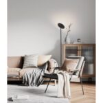Floor Lamp Sinkro Black 180cm (2)