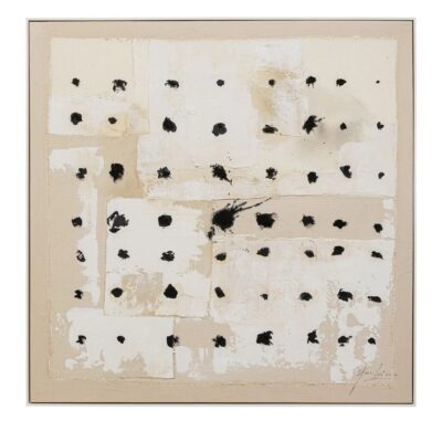 Framed Painting Creative Dots 120x120cm