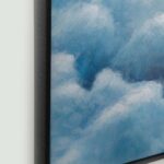 Framed Picture Cloud Boat 60x120cm (7)