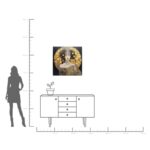Glass Picture Art Nouveau Lady 3D 120x120cm (5)