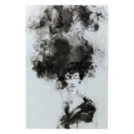 Glass Picture Smokey Hair 100x150cm