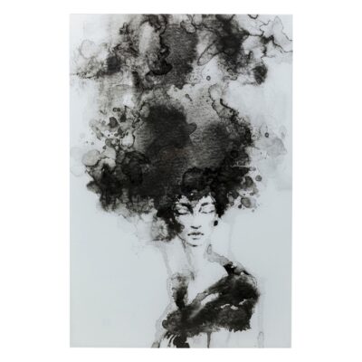 Glass Picture Smokey Hair 100x150cm