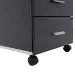 Office Drawer Unit Oscar Walnut Anthracite 40x63cm (9)