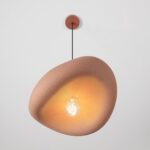 Pendant Lamp Bambel Stone Red 40x32cm (10)