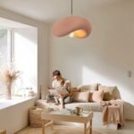 Pendant Lamp Bambel Stone Red 40x32cm