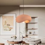 Pendant Lamp Bambel Stone Red 40x32cm (4)