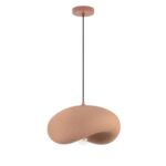 Pendant Lamp Bambel Stone Red 40x32cm (5)