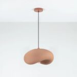 Pendant Lamp Bambel Stone Red 40x32cm (6)