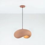 Pendant Lamp Bambel Stone Red 40x32cm (7)
