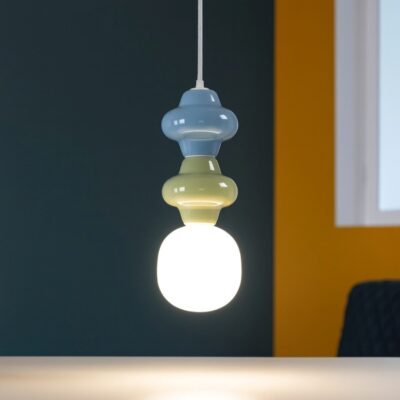 Pendant Lamp Clio Green Blue Ø18cm (2)