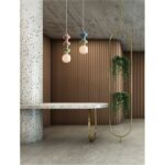Pendant Lamp Clio Green Blue Ø18cm (3)