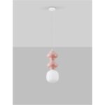 Pendant Lamp Clio Pink Ø18cm (4)