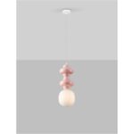 Pendant Lamp Clio Pink Ø18cm (5)