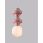 Pendant Lamp Clio Pink Ø18cm (6)