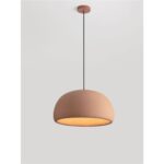 Pendant Lamp Davo Stone Red Ø43cm (8)